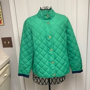 EUC LAUREN RALPH LAUREN green jacket L